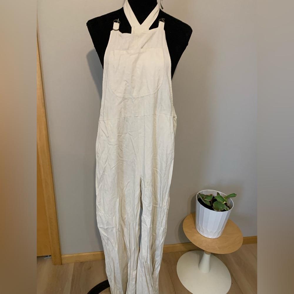 Cream Overalls